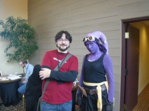 Randy and a Twi'lek