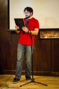 Randy at the SFWA Kirkland reading