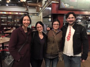 Randy, with Tina Smith, Andrea Stewart, and Megan O'keefe.