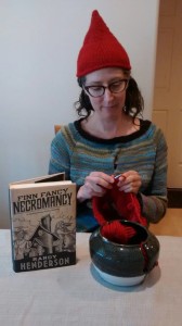 Heather Seevers of NW Handspun Yarns knits a Finn Fancy gnome hat!